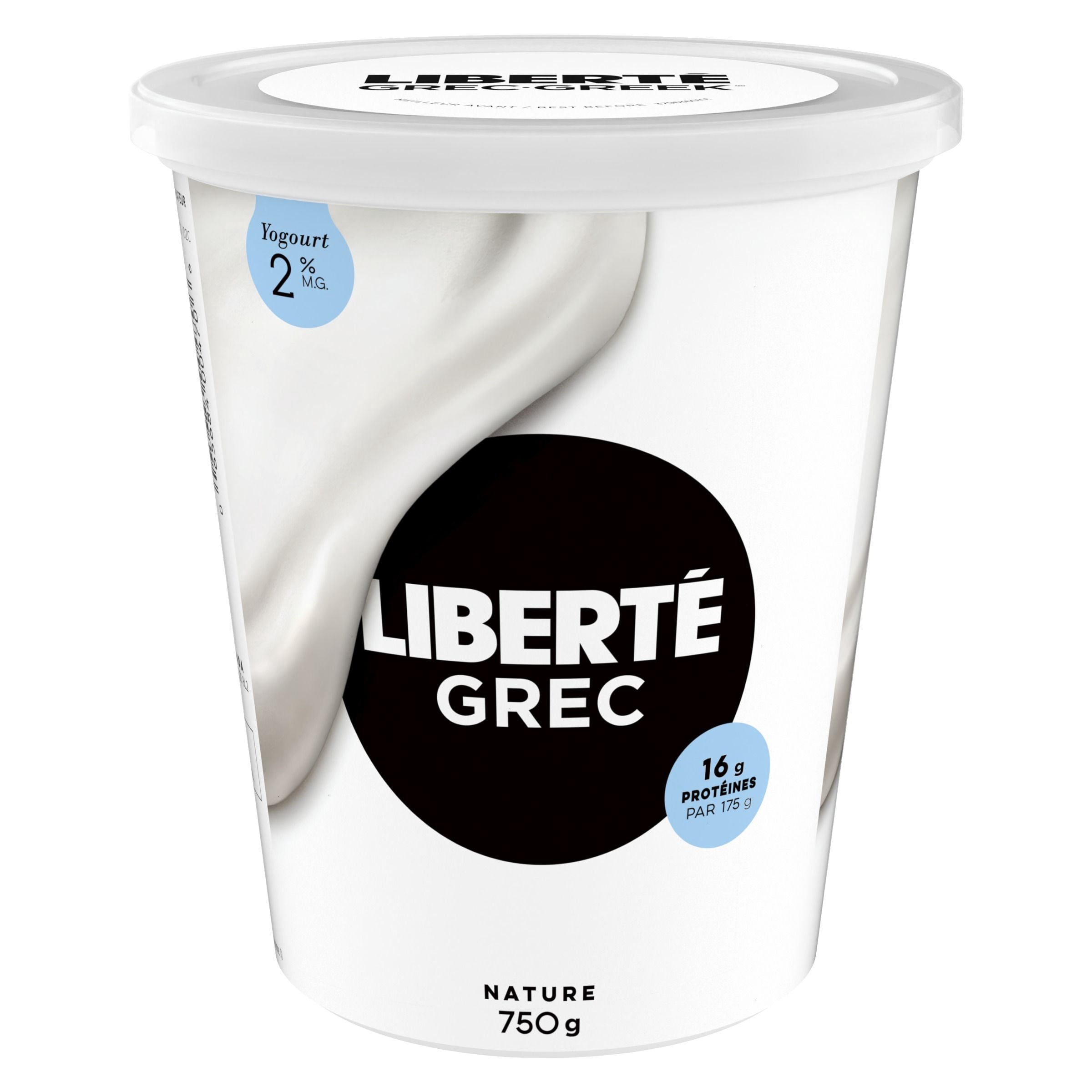 Liberte Yogourt Grec 2%, Nature, 750g