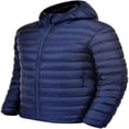 thumbnail image 3 of CNKOO Men‘s Down Jacket Hooded Packable Down Puffer Jacket Lightweight Water-Resistant Insulated Down Jacket, 3 of 5