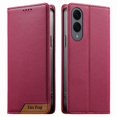 thumbnail image 1 of Wallet Case for Samsung Galaxy S25 Edge RFID Blocking Flip Cover with Card Slots & Cash Pocket, Strong Magnetic Closure, Wireless Charging Compatible Red, 1 of 5