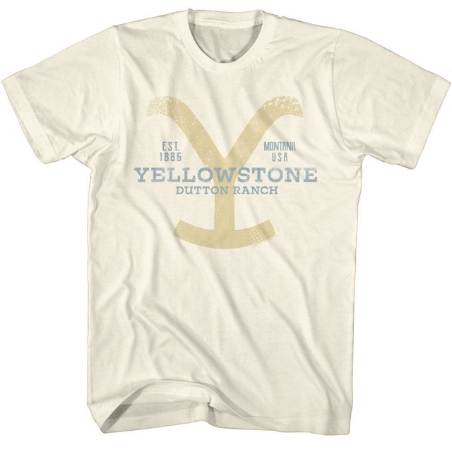 Yellowstone Montana USA T-Shirt Naturel
