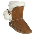 thumbnail image 1 of Toddlers' Dawgs Microfiber Side Tie Boots Chestnut Size 4-5, 1 of 1