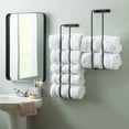 thumbnail image 1 of Cody Metal Towel Rack, Black (2 Pack), 1 of 9