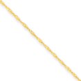 thumbnail image 1 of 10K Yellow Gold 1.10mm Singapore Chain, 1 of 2