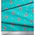 thumbnail image 2 of Soimoi Silk Fabric Diamond & Paisley Block Decor Fabric Printed Yard 42 Inch Wide, 2 of 3