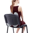 thumbnail image 3 of BKER High Density Lumbar Support Pillow With Adjustable Straps Ergonomic Firm Back Cushion For Memory Foam Car Sofa And Airplane Use Washable, 3 of 4