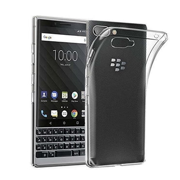 [PST] Étui Souple en TPU pour Blackberry Key2 / KeyTwo, Étui Arrière en Silicone TPU Souple Ultra Mince Anti-Rayures Antichoc avec Pare-Chocs