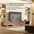 thumbnail image 2 of NessCarsti Mid-Century Modern TV Stand for 100" TVs, 78.54"-103"Walnut Console with Storage, 2 of 10