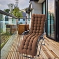 thumbnail image 1 of Comfortable Polyester Garden Recliner Cushion Thickened Lounge Chair Bench Mat Outdoor Indoor Coffee C, 1 of 8