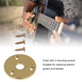 thumbnail image 4 of Guitar Jack Socket Plate, Guitar Round Metal Jack Plate Cover Guitar Jack Socket Plate For Bass With Mounting Screws, 4 of 8