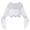 White, variant on HNMKIU Trendy Women's T-Shirt Off Shoulder Blouse with Unique Trumpet Sleeves for Stylish Casual Wear
