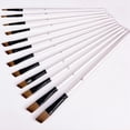 thumbnail image 3 of simhoa 12PCS Paint Brushes for Acrylic Painting, Drawing And Art Supplies, Round Tips, Angle, 3 of 5