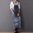 thumbnail image 1 of FcBaudy Robe Camis Sans Manches à Col Rond, Robes pour Femmes, Robes pour Femmes Robe Sans Manches à Fermeture Éclair en Denim Décontractée Robe Femme, 1 of 6