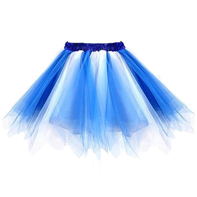 Birdeem Jupe Courte Plissée en Gaze Colorée pour Femmes, Jupe de Danse pour Adultes