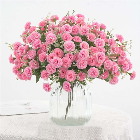 Décorations pour la Maison, Belles Fleurs Artificielles en Soie Factices Bouquet de Mariage Saint-Valentin Déco Nuptiale, Cadeaux pour Femmes