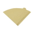 thumbnail image 2 of ZZkhGO Coffee Paper Unbleached Natural Brown 100 Sheets, Large Capacity Unbleached Coffee Filter Paper, Natural Wood Pulp Chemical-Free Filter Papers for Drip Machine Home Office, 2 of 7