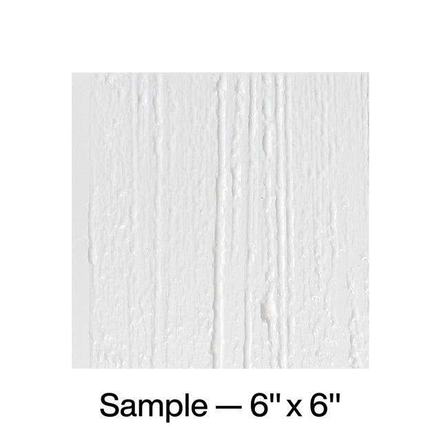 Fasade Rain Decorative Vinyl Backsplash Panel Sample 6x6 Inch Gloss White