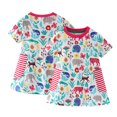 thumbnail image 1 of Esaierr Robes pour Filles 2-7 Ans pour Enfants Été Robes Florales Mignonnes Rafraîchissantes Robes de Dessin Animé Douces, 1 of 8
