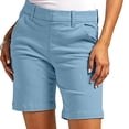 thumbnail image 2 of jovati Shorts Grande Taille pour Femmes Shorts en Sergé Extensible pour Femmes Grande Taille Taille Fine à Enfiler Coupe Régulière Shorts de Randonnée Été Décontractés avec Poches Shorts Grande Taille pour Femmes Shorts pour Femmes Grande Taille, 2 of 12