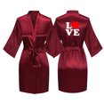 thumbnail image 1 of TIMIFIS Couples Silk Robe Sets Hotel Spa Robes Bride and Groom Robe Bridal Party Robes 1Pcs pring/Summer, 1 of 5