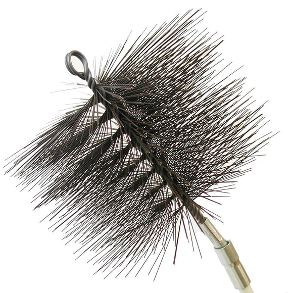 Rutland Products 16406 6-Inch Round Chimney Cleaning Brush, Red