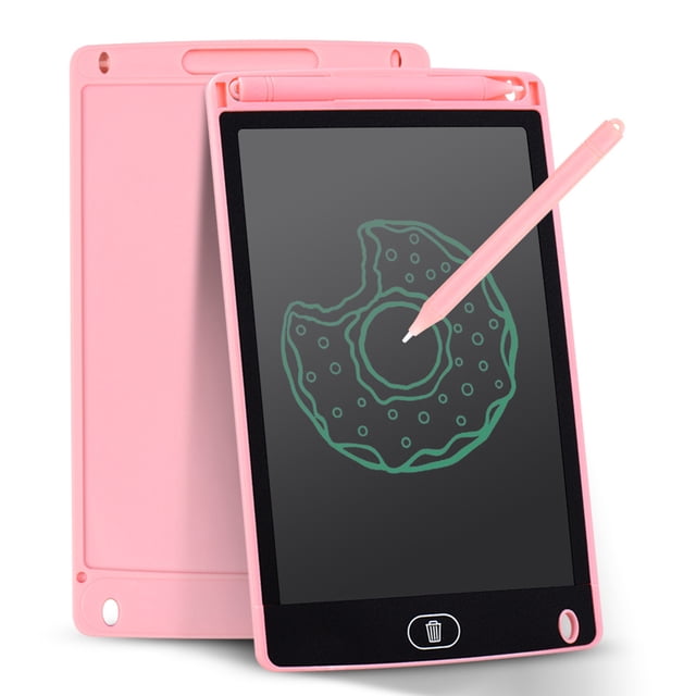 LVCHENG 8-Inch LCD Writing Tablet Portable Ultra-Thin Drawing Pad With Stylus Black