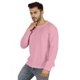 thumbnail image 3 of Inkmeso Men's Long Sleeve Cotton Basic Shirt Lightweight Solid T-Shirts, 3 of 7