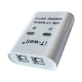 thumbnail image 1 of Xingzhi Répartiteur Portable 2 en 1 Appareil de Partage d'Imprimante USB Plug and Play, 1 of 8