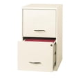 thumbnail image 3 of Space Solutions 18in 2 Drawer Metal File Cabinet Pearl White, 3 of 13