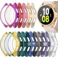 thumbnail image 1 of KOMI [16Pack] KOMI Compatible with Samsung Galaxy Watch 5/Galaxy Watch 4 44 mm Screen Protector Case, Full Protection Cover Soft TPU Bumper Frame Accessories for Samsung Watch, 1 of 5