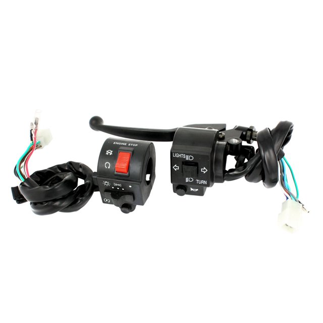 Unique Bargains Motorcycle Handlebar High Low Beam Headlight Electrical Switch for Suzuki