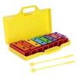 thumbnail image 3 of Spptty Glockenspiel,8 Note Xylophone Professional Percussion Instruments For Children With 2 Drumsticks 1 Yellow Box, 3 of 8