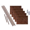 thumbnail image 1 of Fasade Miniquattro Vinyl Backsplash Kit 15 sq ft Moonstone Copper, 1 of 6