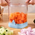 thumbnail image 1 of Multifunctional Vegetable Dicer, Hand Press Vegetable Cutter, Carrot and Potato Slicer, Manual Kitchen Dicer for Quick and Easy Meal Prep, Convenient Vegetable Cutter for Cooking, $BS$3, 1 of 9