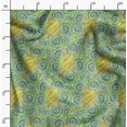 thumbnail image 2 of Soimoi Rayon Fabric Shells Ocean Print Fabric by the Yard 56 Inch Wide, 2 of 6