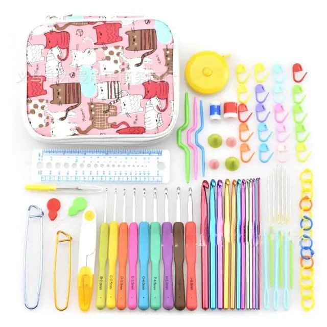 1/2/3PCS Styles Crochet Hooks Set Sewing Needle Knitting Needle Set Crochet Needles For Knitting Weave Sweater Craft Yarn Tools