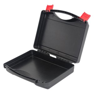 UPGRATOR Tools Boîte à outils Organisateur de stockage en plastique noir pour DIY Enthousiastes 1Set