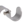 thumbnail image 3 of Unique Bargains Support de Tringle à Rideau, Support Double en Fer pour Tringle de 20mm, 125 x 70 x 21mm Ton Argent 2 Pcs, 3 of 3
