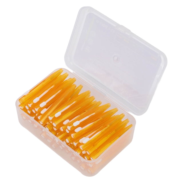60Pcs Interdental Brush, Practical Slim Braces Cleaner With PP Handle For Adults Children Orthod