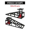 thumbnail image 4 of Lot de 2 Rampes Hydrauliques pour Voiture en Acier Robuste, Rampes de Service pour Levage de Voiture, Cadre de Réparation de Levage Hydraulique Automobile pour Magasins de Réparation DIY, Magasins de Beauté Auto, Huile, 4 of 5