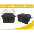 thumbnail image 4 of Golf Trunk Organizer with Shoe Storage, Multi-Compartment Car Storage Box Golf Accessories,1 * Golf Storage Bag,Black, 4 of 8