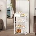 thumbnail image 4 of Tyidzon 4 Tiers Shoe Rack Organizer Large Capacity Shoe Organizer Sturdy Shoe Storage Space Saving Shoe Rack for Closet, Entryway, Bedroom, Front Door, 4 of 6