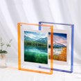 thumbnail image 1 of Photo Frame Vibrant Floating Acrylic Picture Frame Desk Wall Art Frame for Gallery Home Office Decoration, 1 of 7