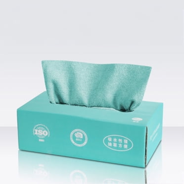 Une Boîte de Chiffons de Nettoyage Agréables - Chiffons de Nettoyage Réutilisables et Absorbants