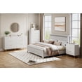 thumbnail image 3 of Yiwa Commode Moderne à 5 Tiroirs, Armoire de Rangement en Bois avec Poignée Dorée pour Couloir, Entrée, Chambre, 3 of 7