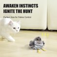 thumbnail image 4 of Bowayaoa Interactive Flapping Cat Toy, Automatic Chirping Bird Teaser Wand, Self-Entertainment Interactive Toy for Indoor Cats, Realistic Fluttering Bird with Motion Sensor, 4 of 4