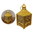 thumbnail image 3 of Abbracc Eid Mubarak Ramadan LED Decorative Lantern Light Lamp for Home Living Study Room Gold S, 3 of 9