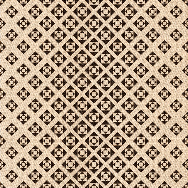 Ahgly Tapis d'Intérieur Lavable en Machine Carré Marron Selle, 8 Pieds Carré