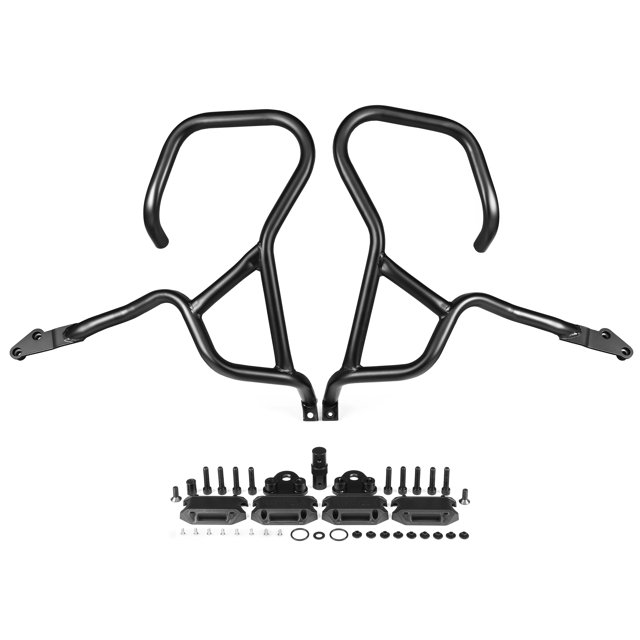 Krator Protection Moteur Noir, Barre Anti-Crash pour Route Compatible avec le Suzuki V-Strom 650 2012-2021