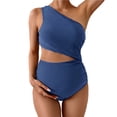 thumbnail image 1 of RXMEKW Maternity Swimsuit Off-Shoulder Backless Bikini with Drawstring for Women One-Piece Swimsuit for Pregnancy, 1 of 6