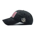 thumbnail image 3 of Adult Classic American Flag Washed Old Letter American Sunshade Baseball Cap, 3 of 3